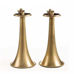 Queen Brass Candle Holder