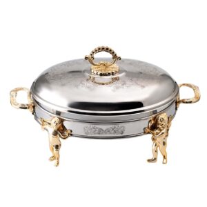 Angel Brass Medium Oval Chafing Dish