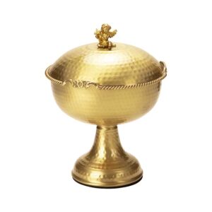 Relic Brass Pedestal Chocolate Bowl