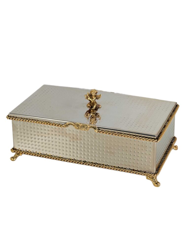 Tiny Brass Card Holder